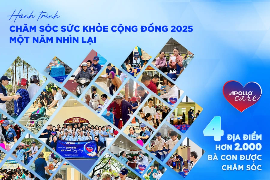 Cùng Apollo Care nhìn lại chuỗi sự kiện chăm sóc sức khỏe cộng đồng năm 2025